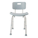 McKesson Brand McKesson Aluminum Bath Bench, 15.5 – 19.5 Inch Height 