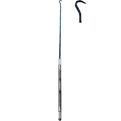 Sklar Blue Electrosurgical Emmett Iris Hook - 12",