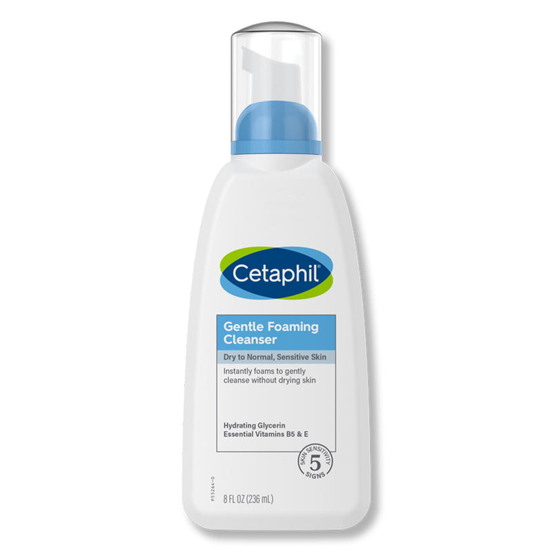Facial Cleanser Cetaphil Foaming Face Wash Foaming 8 oz. Pump Bottle Gentle Scent (Each)