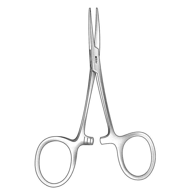 Sklar Gregory Stay Suture Clamps - 3-1/2", Curved - 24-3012