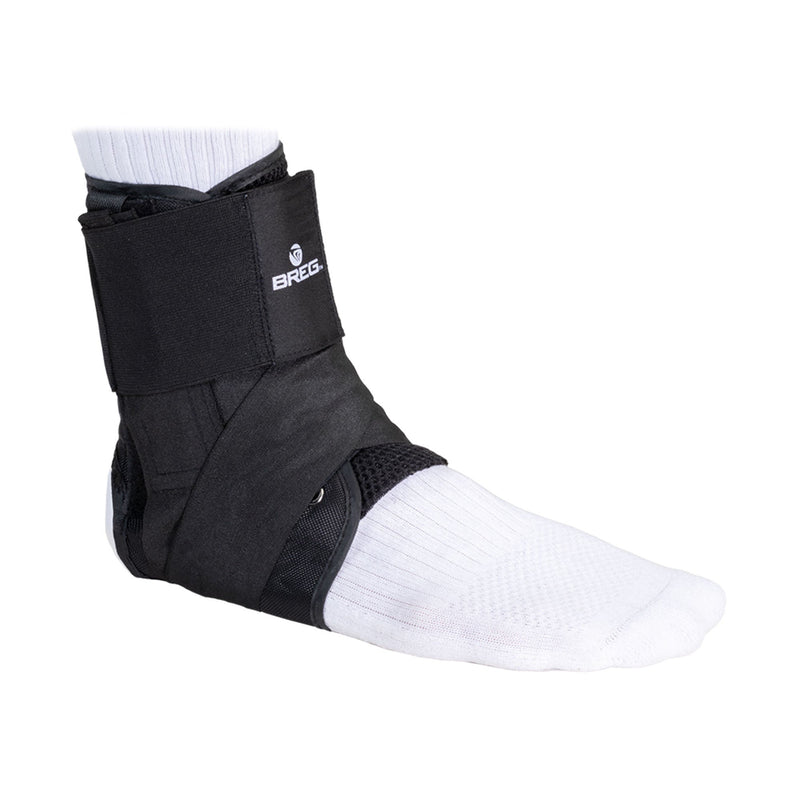 Ankle Support Breg Small Figure-8 Strap / Lace-Up Closure Left / Right Foot (Each)