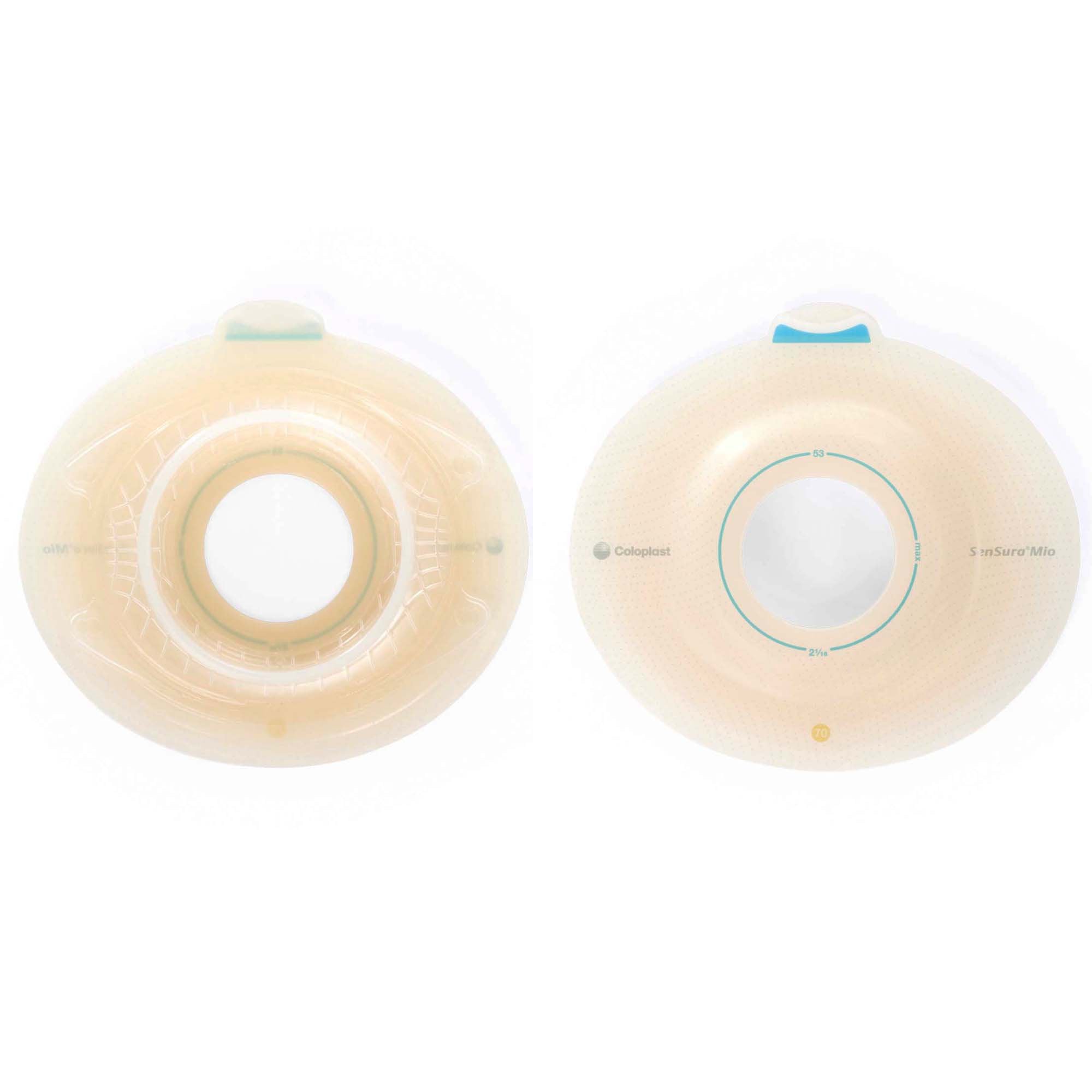 Coloplast SenSura Mio Click Convex Deep Ostomy Barrier, 41 mm Stoma Opening, Yellow Match (5/BX) 