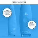 Foreo Inc ISSA baby Soft Silicone Sonic Toothbrush, Bubble Blue Dino 
