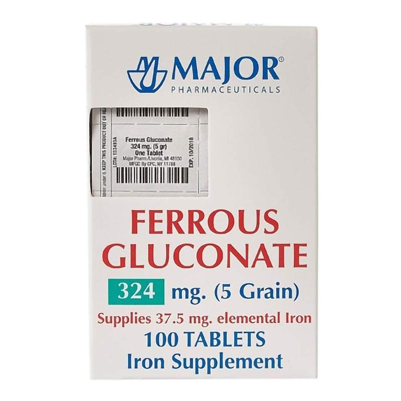 Major Ferrous Gluconate Iron Supplement (Bottle)