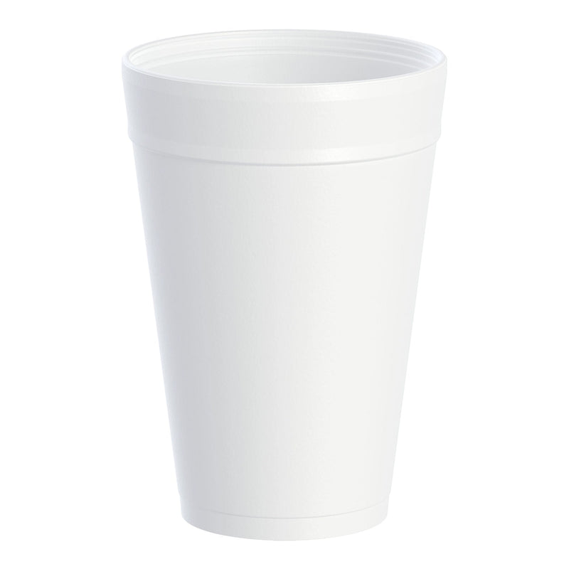 RJ Schinner Co Dart J Cup White Styrofoam Drinking Cup, 32-ounce capacity (500/CS) 