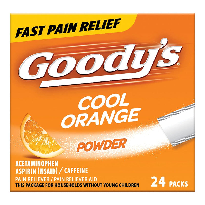 Med-Tech Products Goody's Pain Reliever Powder Packs Cool Orange 