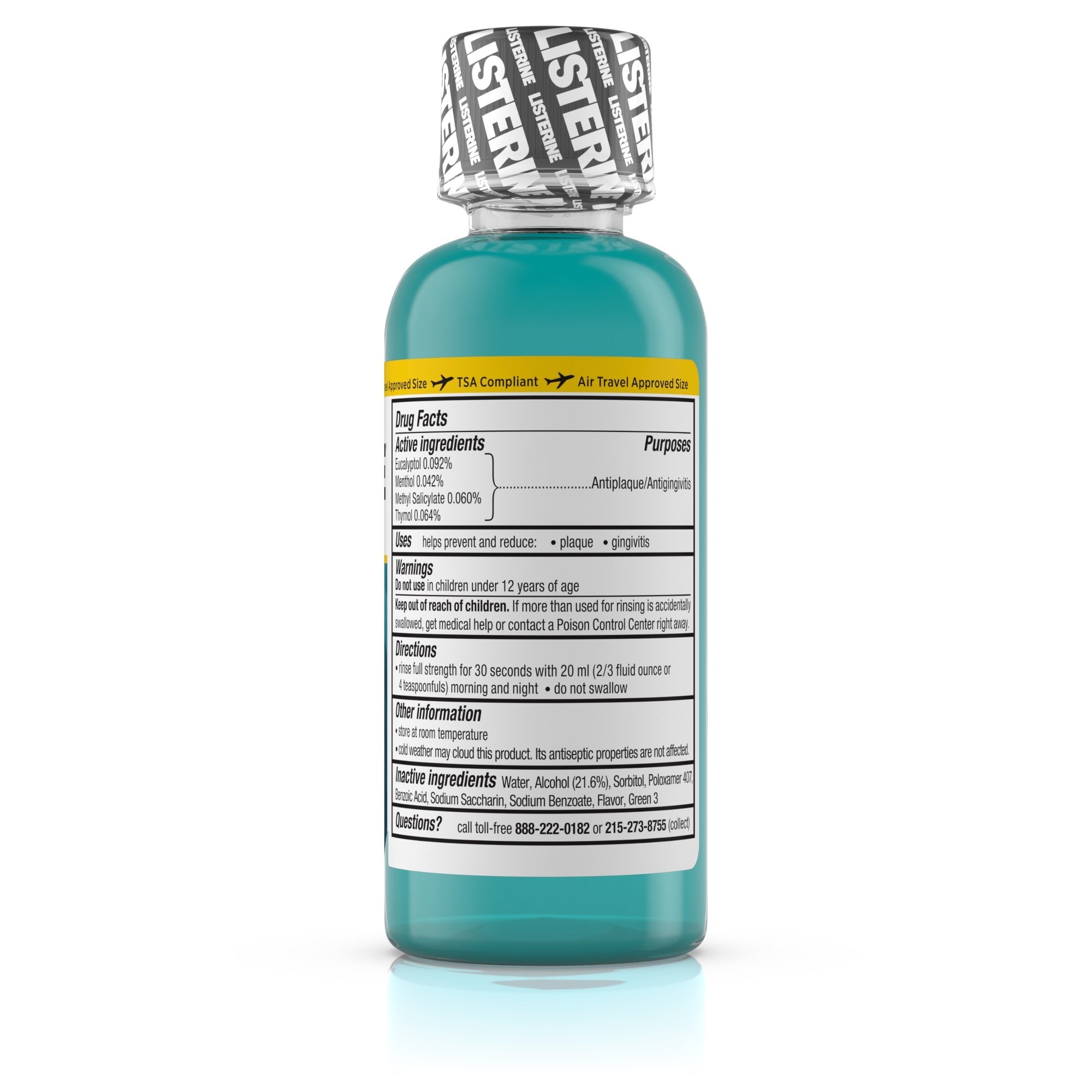 Kenvue Brands LLC Listerine Cool Mint Antiseptic Mouthwash, 3.2 oz. Bottle (24/CS) 