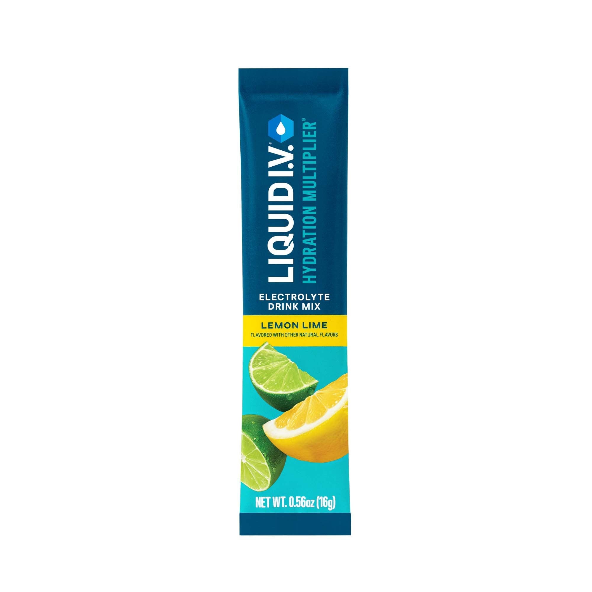 The LIV Group Inc Oral Electrolyte Solution Liquid I.V. Hydration Multiplier Lemon Lime Flavor 0.56 oz. (100/CS) 