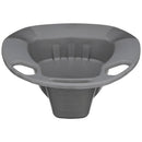 McKesson Stackable Bedpan, nonstick Plastic, Graphite Color (Case of 50)