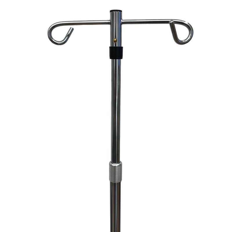 IV Stand Floor Stand 2 Hooks 4 Legs with Casters (Case)