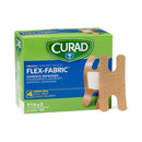 Comfort Cloth Knuckle Tan Adhesive Strip, 1-1/2 x 3 Inch (Case of 1200)