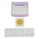 Ostomy Barrier Safe n Simple Trim to Fit, Standard Wear Flexible Tape 70 mm Flange Up to 2-1/4 Inch Opening 5 X 5 Inch (Case of 80)