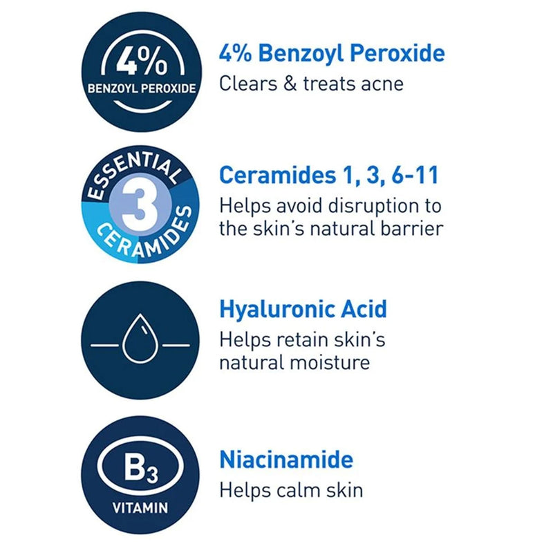 CeraVe Acne Foaming Cream Cleanser 