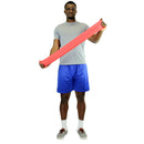 Fabrication Enterprises CanDo Low Powder Exercise Resistance Band, Red, 5" x 6 Yard, Light Resistance 