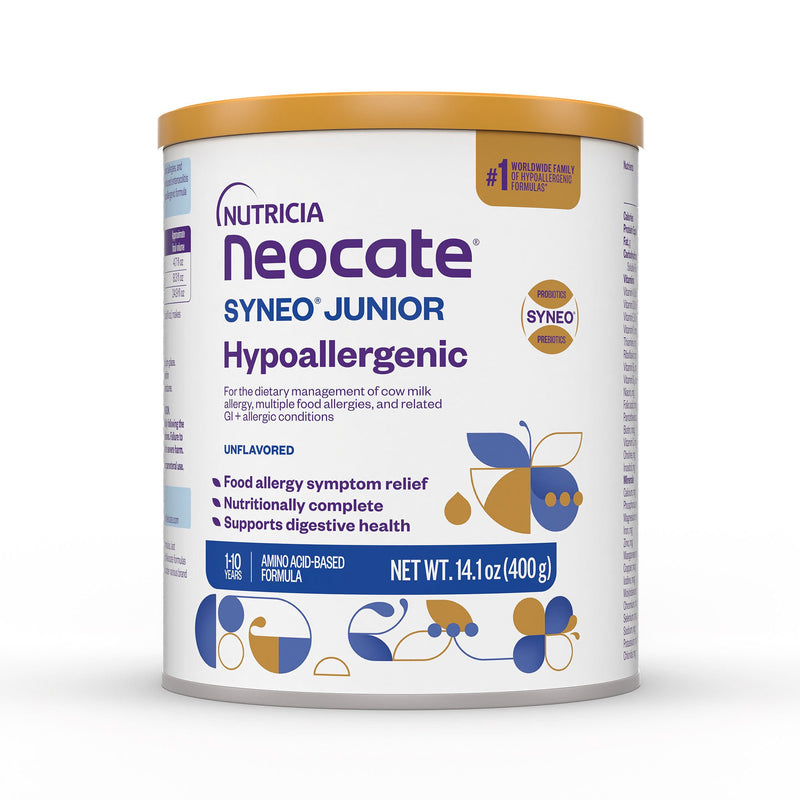 Neocate Syneo Junior Hypoallergenic Amino Acid–Based Formula, 14.1-ounce can (Case of 4)