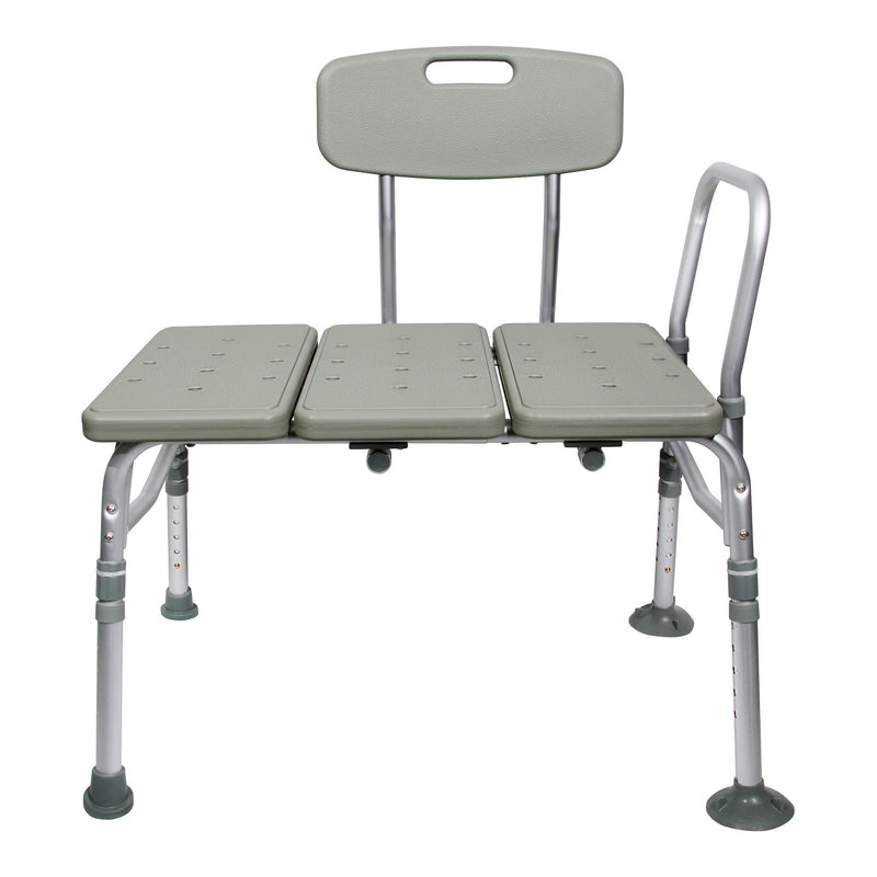 McKesson Aluminum Transfer Bench with Reversible Back (Each)