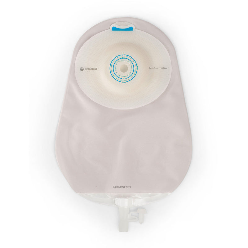 Ostomy Pouch SenSura Mio One-Piece System Convex, Trim to Fit 3/8 to 1-5/16 Inch Stoma Drainable (10/BX)