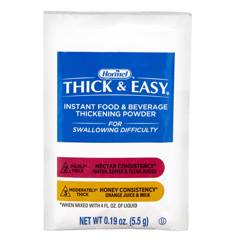 Thick & Easy Nectar Consistency, Food and Beverage Thickener (Case of 100)