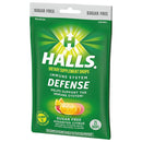 Halls Defense Dietary Supplement Drops Sugar Free Assorted Citrus (Bag of 25)