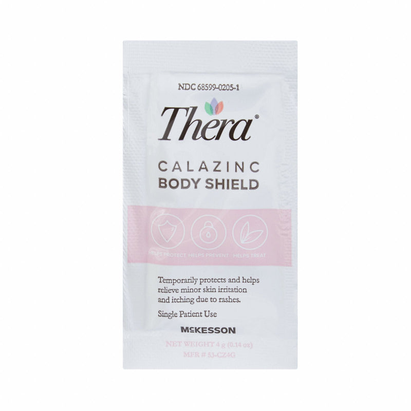 McKesson Brand Thera Calazinc Body Shield Skin Protectant, Individual Packets (864/CS) 
