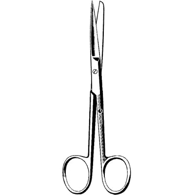 Sklar Deaver Scissors - 5-1/2", Curved, Sharp/Blunt, Delicate - 15-1155
