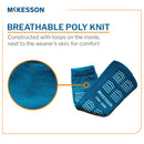 McKesson Slipper Socks, Single Tread, One Size Fits Most, Teal (Case of 96 Pairs)
