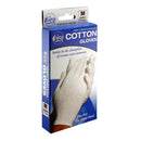 Cara Cotton Gloves Aid in Infection Prevention & Absorption of Moisturizers, MD (Pair)