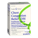 McKesson Brand Thrive & Foster Chest Congestion Relief DM Guaifenesin Dextromethorphan Caplets (50/BX) 