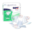Seni Super Plus Overnight Heavy to Severe Absorbency Incontinence Brief, Medium (10/PK)