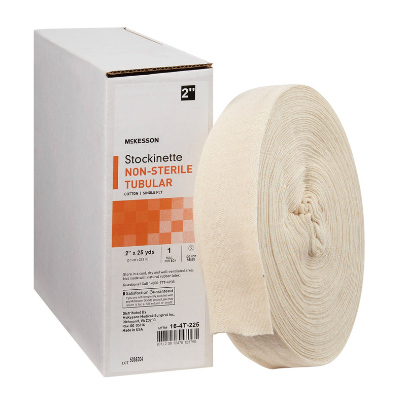 McKesson Beige Cotton Tubular Stockinette, 2 Inch x 25 Yard (Case of 12 Rolls)