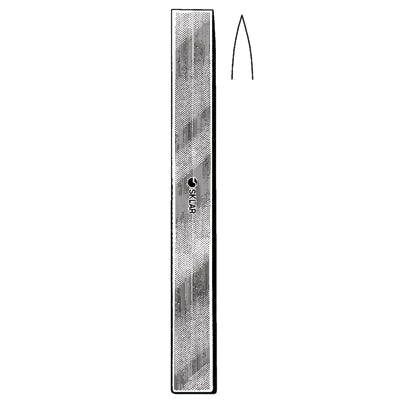Sklar Mini Lambotte Osteotome - 5", Curved, 8mm Tip - 40-6518 