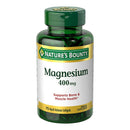 Nature's Bounty Magnesium 400 mg Mineral Supplement Rapid Release Softgels (Bottle of 75)