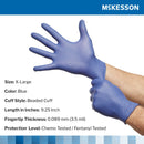 McKesson Brand McKesson Confiderm LDC Exam Glove, Extra Large, Blue (2300/CS) 