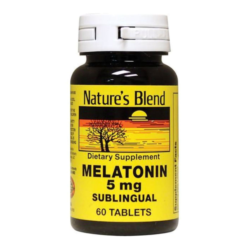 Nature's Blend Melatonin 5 mg Tablets (Bottle of 60)