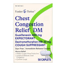 Thrive & Foster Chest Congestion Relief DM Guaifenesin Dextromethorphan Caplets (Box of 50)