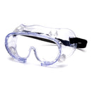 Protective Goggles Pyramex Fit Over Uncoated Clear Tint Polycarbonate Lens Clear Frame Elastic Strap One Size Fits Most (Case of 144)