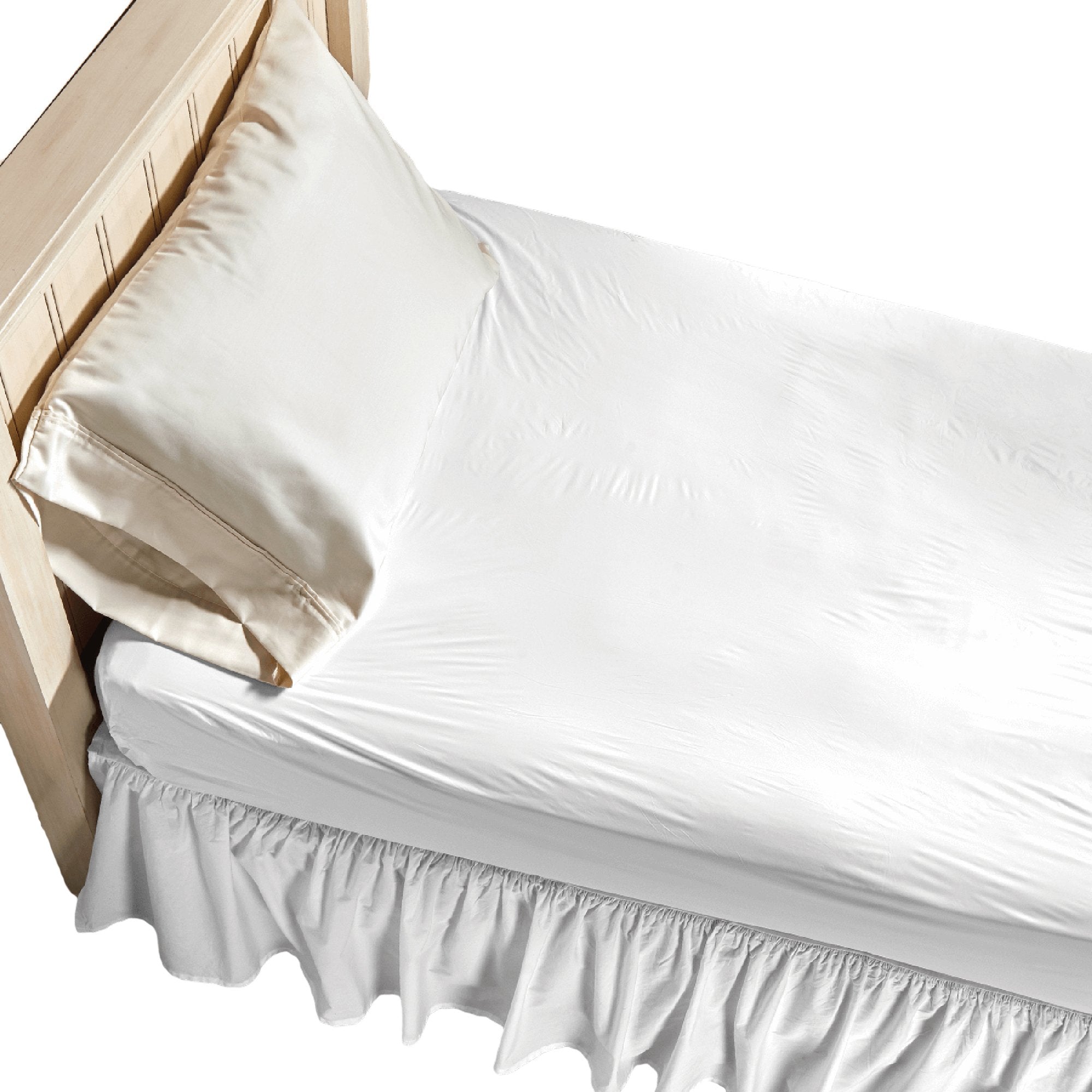 Salk Inc Salk PrimaCare Economy Vinyl Queen Mattress Cover, 60 x 80 in., White 