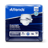 Attends Overnight Underwear with Extended Wear Protection, X-Large (Case of 48)