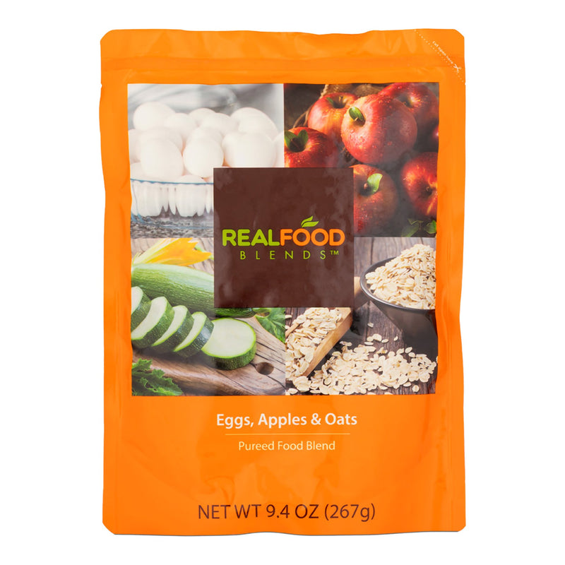 Real Food Blends Eggs, Apples & Oats Puree Food Blend for Tube Feeding, 9.4-oz. (Case of 12)