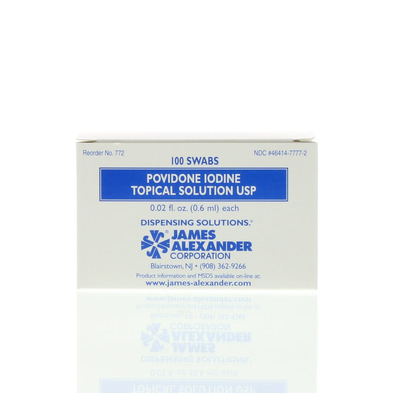 James Alexander Corp James Alexander Corporation Povidone Iodine Swabs (100/BX) 
