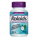Rolaids Ultra-Strength Calcium Carbonate / Magnesium Hydroxide, Mint Flavor (Bottle of 72)