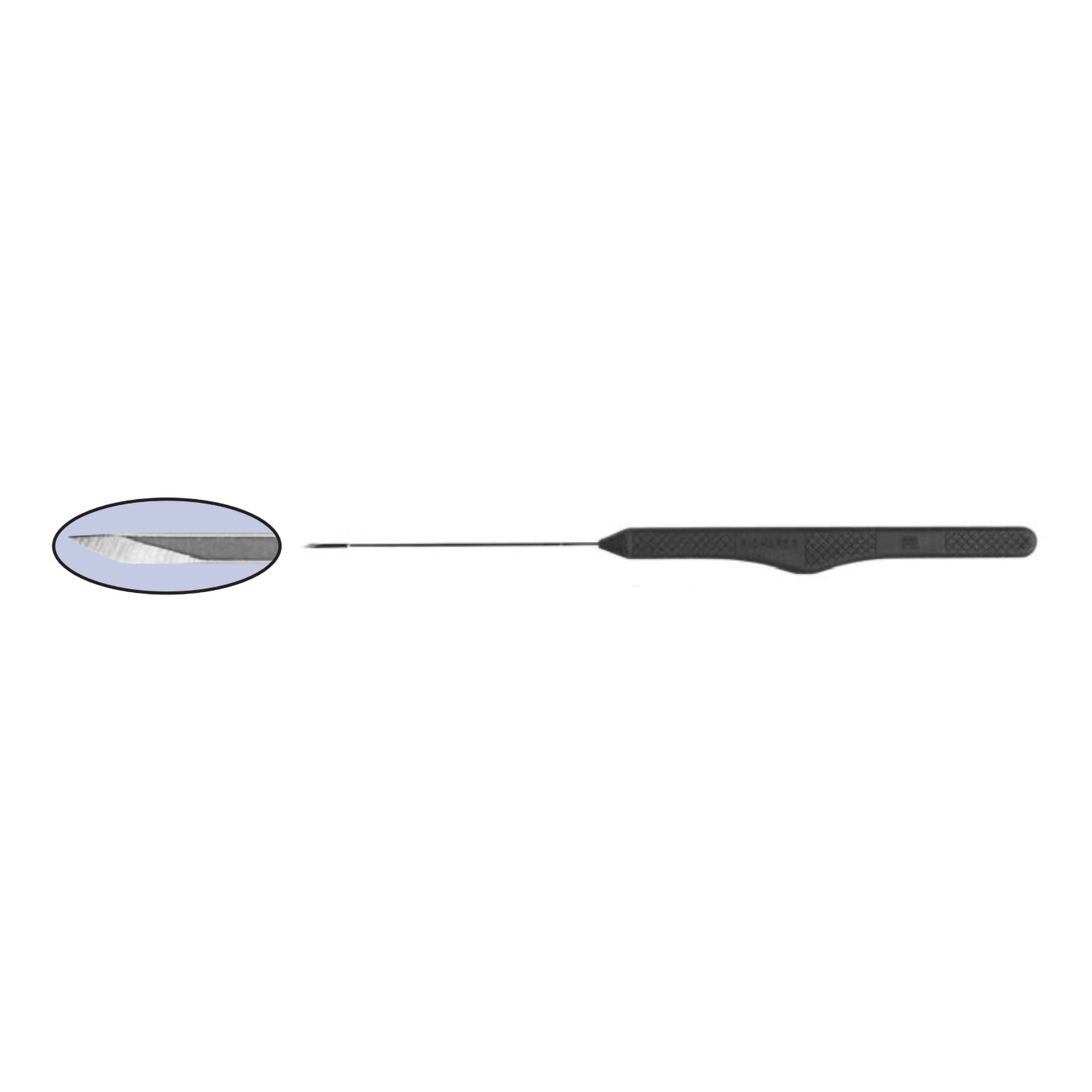 Olympus America Inc Myringotomy Knife Gyrus Stainless Steel / Plastic Flat Handle Sterile Disposable (6/BX) 
