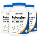 Nutricost Dietary Supplement nutricost Potassium Citrate 99 mg Strength Capsule 500 Per Bottle (12/CS) 