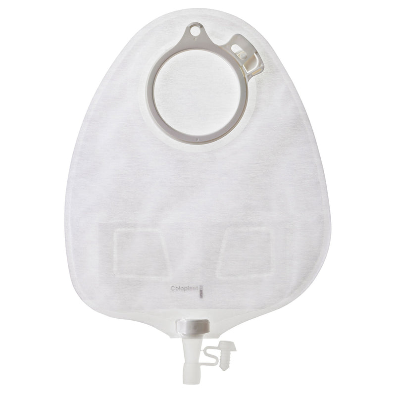 Assura Two-Piece Transparent Urostomy Pouch, Red Match (Box of 10)