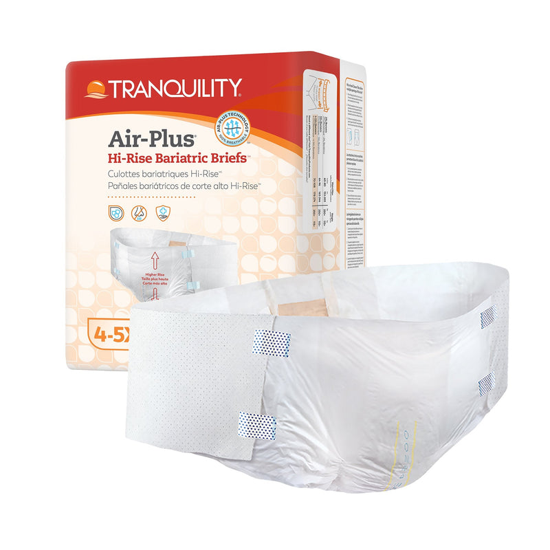 Principle Business Enterprises Tranquility AIR-Plus Maximum Protection Bariatric Incontinence Brief (32/CS) 