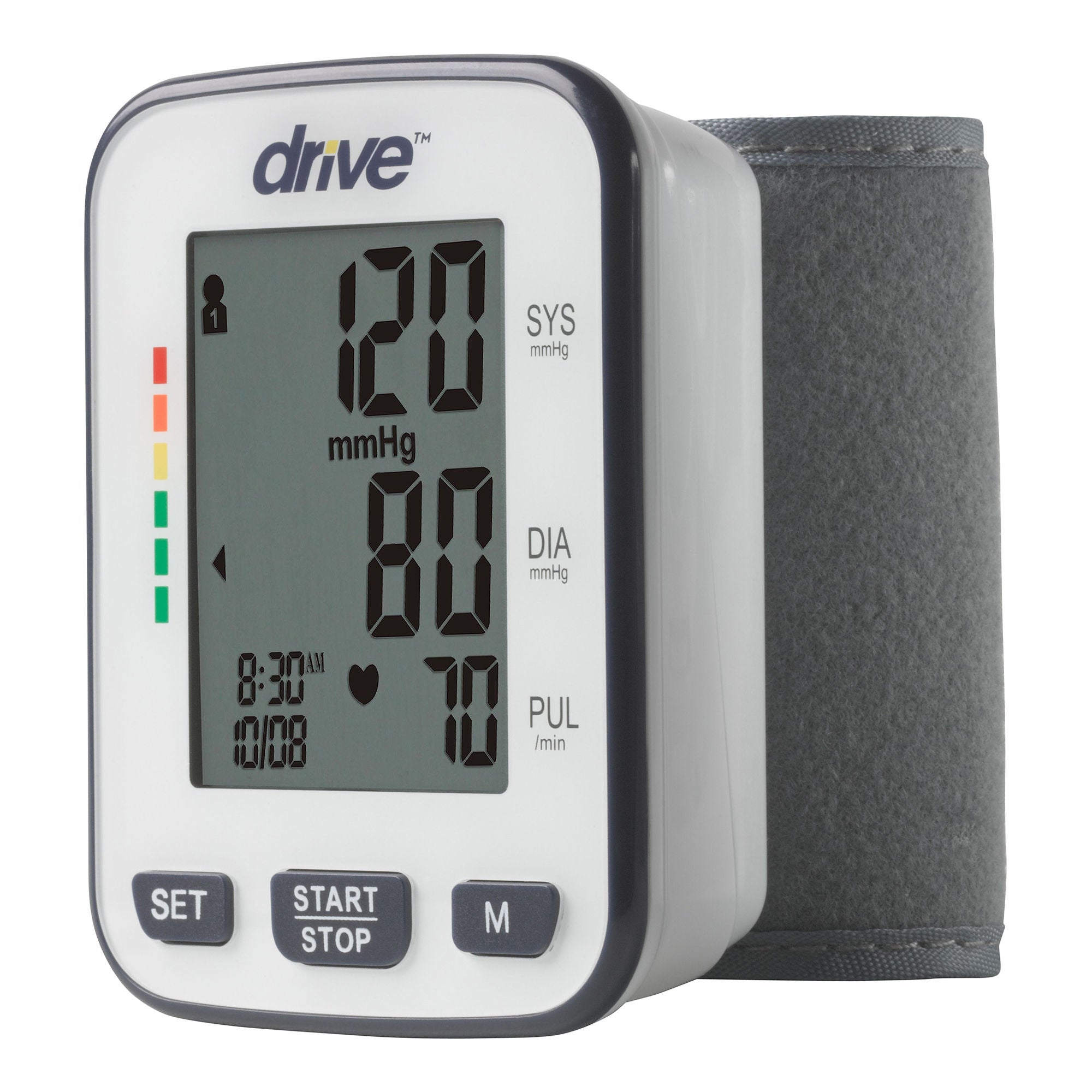 drive Digital Blood Pressure Monitoring Unit, Wrist Cuff, Adult Medium 