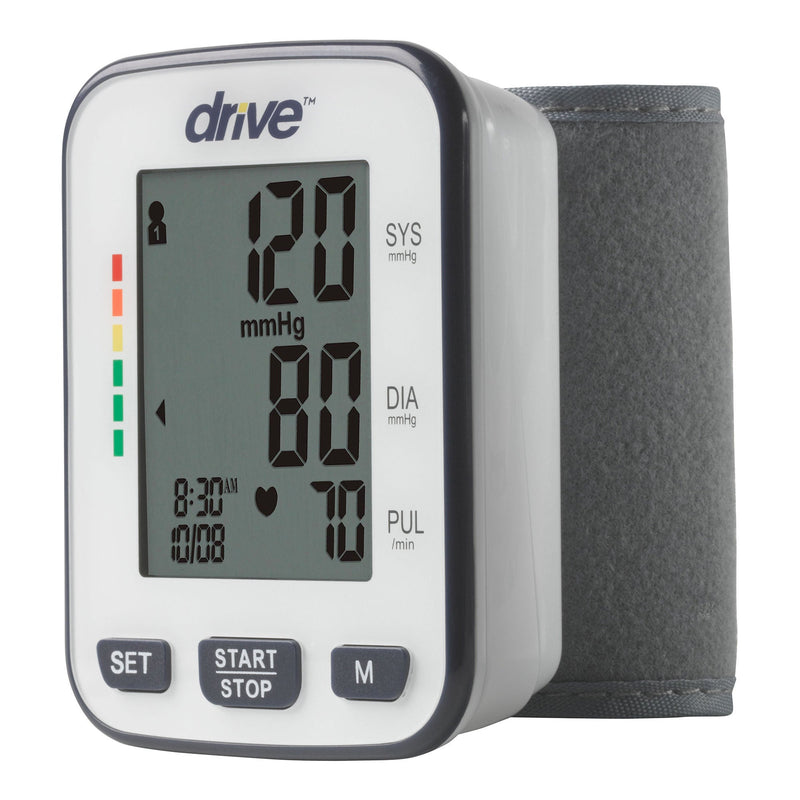 drive Digital Blood Pressure Monitoring Unit, Wrist Cuff, Adult Medium