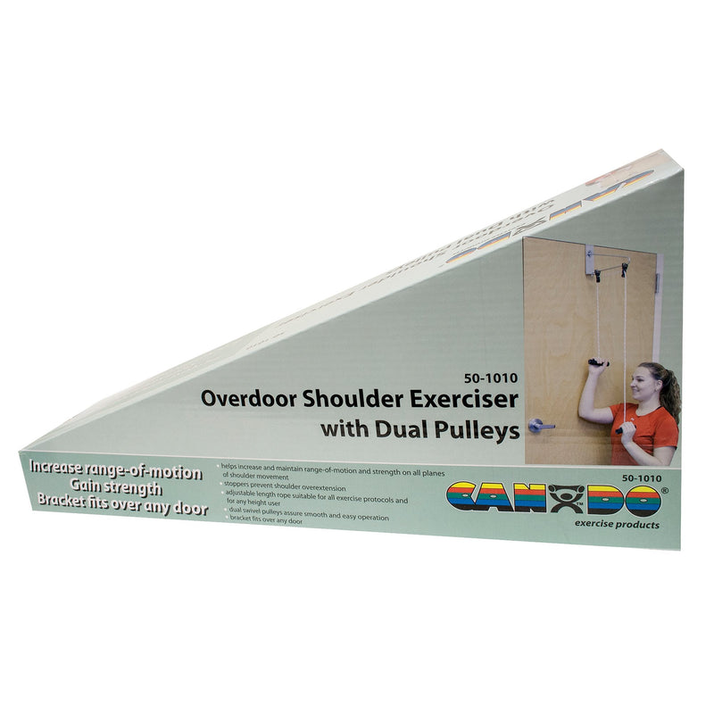 Fabrication Enterprises CanDo Overdoor Shoulder Double Pulley Exerciser with Door Bracket 