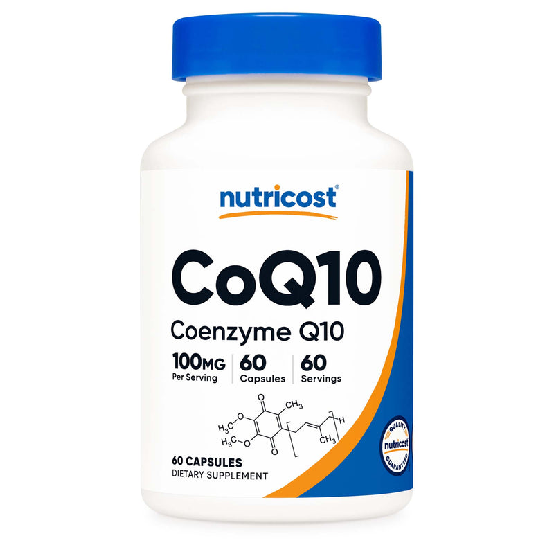 Dietary Supplement nutricost COQ10 100 mg Strength Capsule 60 Per Bottle (Case of 720)