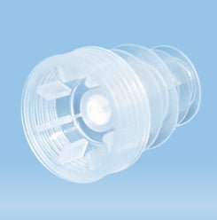 Tube Closure Plug Cap NonSterile Light Blue (Pack of 1000)